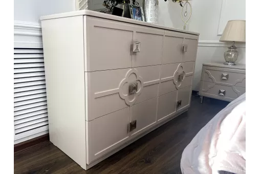 Комод Фелисия 6 ящиков бежевый