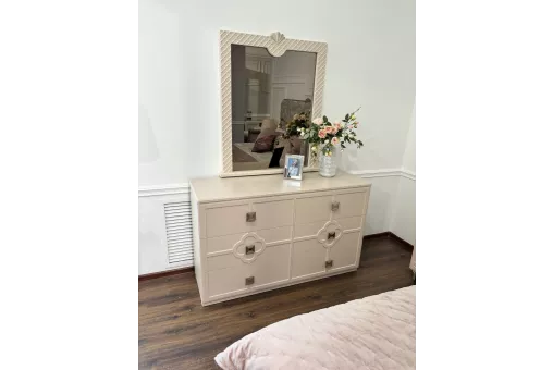 Комод Фелисия 6 ящиков бежевый