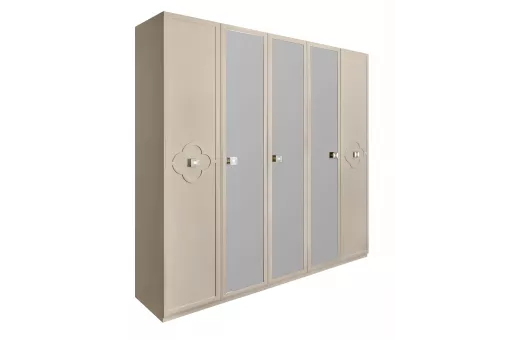 Шкаф Фелисия 5-дверный бежевый