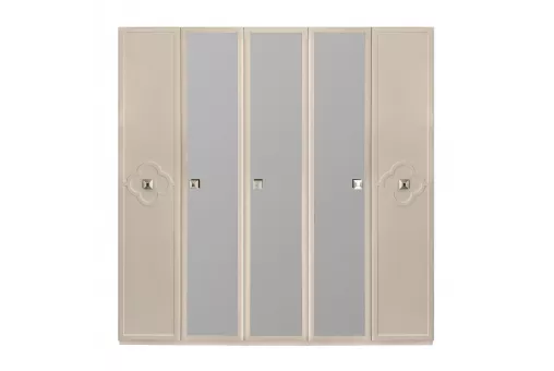 Шкаф Фелисия 5-дверный бежевый