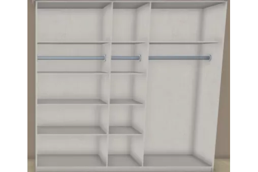 Шкаф Фелисия 5-дверный бежевый