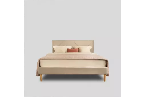 Кровать Eva 140х200 см бежевый