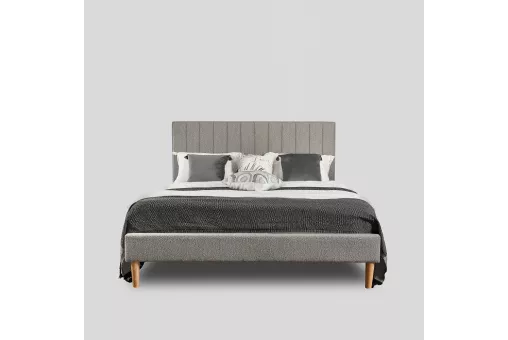 Кровать Sofia 140х200 см серый