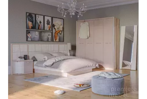 Спальня Моника Капучино Глянец