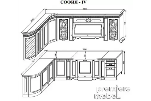 Кухня София-4