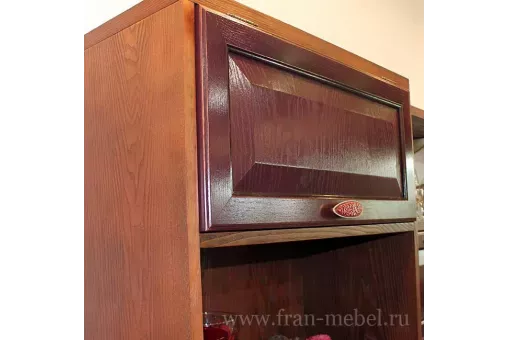 Стеллаж-бар СВ-368 «Диего» (Барокко) бордо