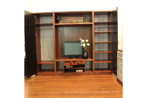 Шкаф универсальный СВ-360 «Диего» (Барокко) белый