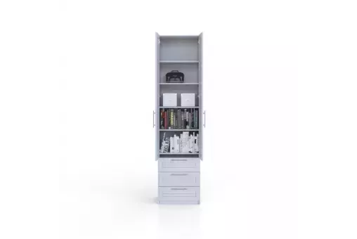 Шкаф 3 ящика для прихожей, СВ-401 Эстель Вудлайн кремовый