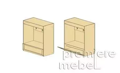 ЯСО.05.05 Шкаф - вешалка ДСП
