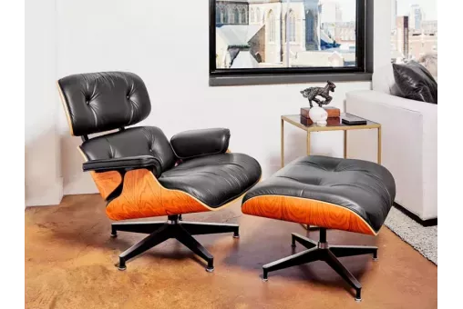 Кресло EAMES LOUNGE CHAIR с оттоманкой  /  728