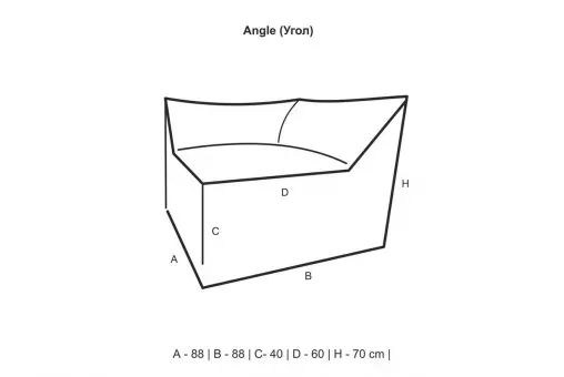 Кресло-угол Angle