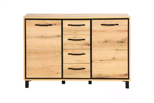 Двухстворчатый комод Мельбурн 1012 с 4 ящиками