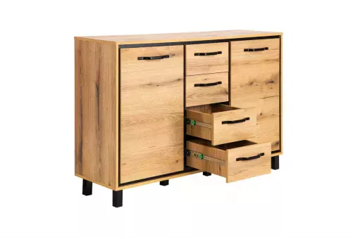 Двухстворчатый комод Мельбурн 1012 с 4 ящиками