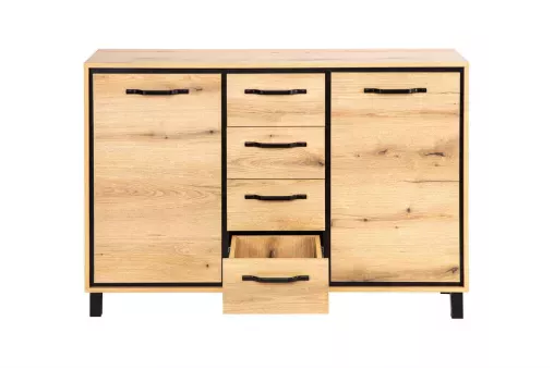 Двухстворчатый комод Мельбурн 1012 с 4 ящиками