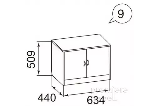 Тумба Фортуна 634