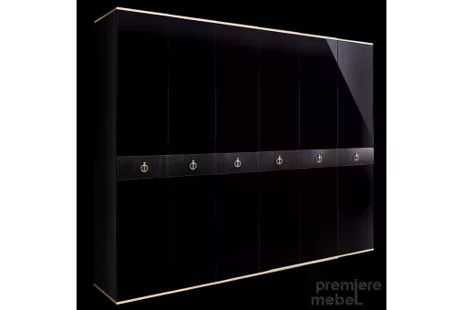 Шкаф 6-ти дв. (без зеркал) для платья и белья РМШ2 / 6 (s)