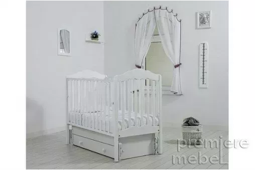 Детская кроватка с маятником Анастасия