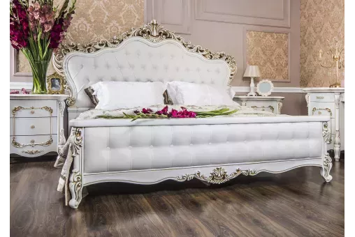Кровать Анна Мария 180х200 см белый матовый