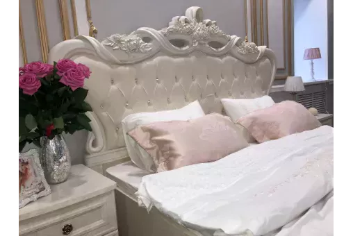 Кровать Афина 180х200 см крем корень