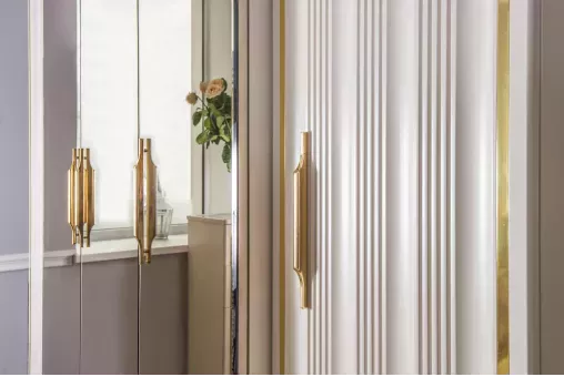 Шкаф Замира 5-дверный бежевый