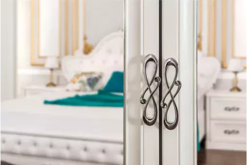 Шкаф Мишель 6-дверный белый матовый