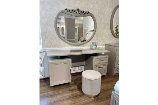 Туалетный столик Мокко серый камень