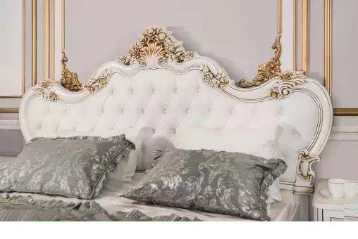 Кровать Натали 160х200 см белый глянец