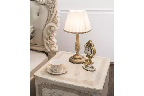 Тумба прикроватная Патрисия крем корень глянец