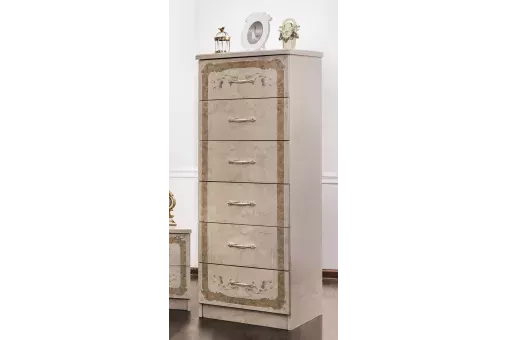 Спальня Патрисия 3-ств крем корень глянец