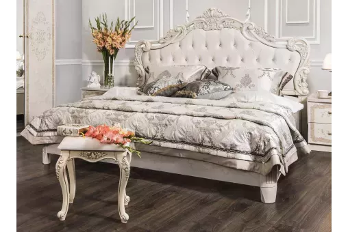 Кровать Патрисия 180х200 см крем корень глянец