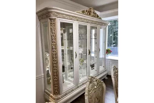 Сервант Алсу белый глянец