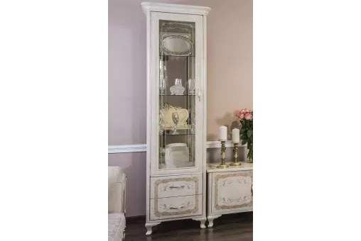 Витрина Патрисия 1-ств крем корень глянец