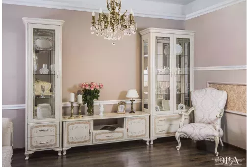 Витрина Патрисия 1-ств крем корень глянец