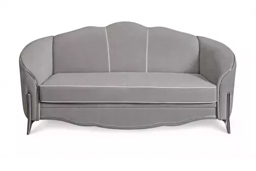 Диван Gravita 3х местный серый серебро