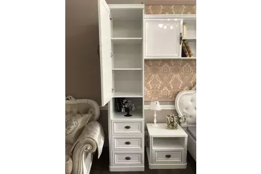Спальня детская Натали белый глянец