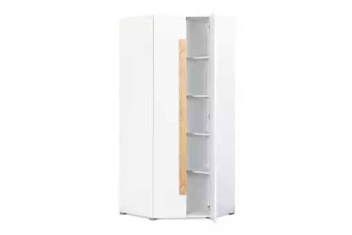 Двухдверный угловой шкаф Куба 1725