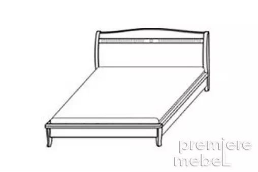 Амелия кровать для спальни 1,6 м 3551