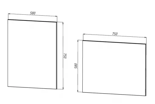 Настенное зеркало Римини 2035