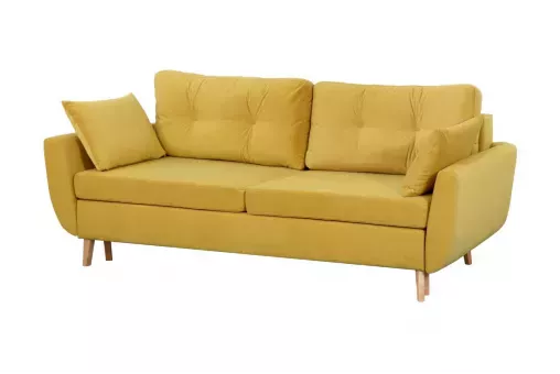 Прямой диван-кровать Мора Yellow