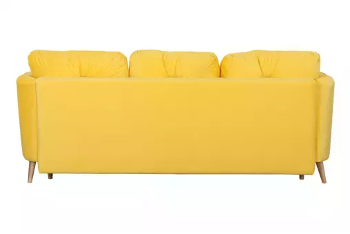 Прямой диван-кровать Альба Yellow