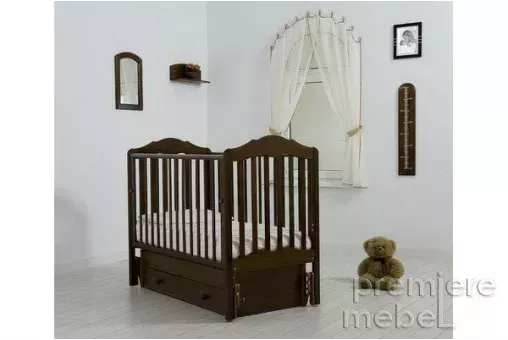 Детская кроватка с маятником Анастасия