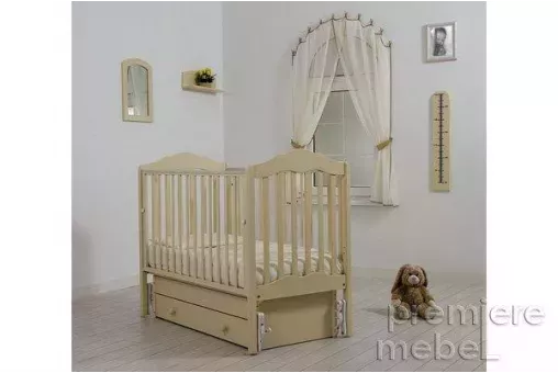 Детская кроватка с маятником Анастасия