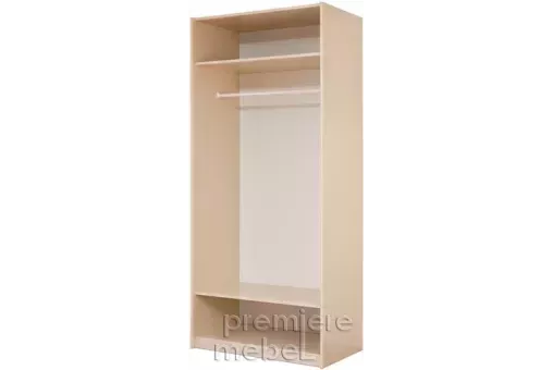 Корпус шкафа с полками и штангой П-49