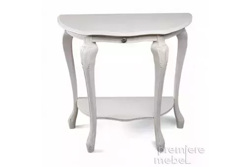 Консоль из натурального дерева Zzibo, цвет Слоновая кость - 9351