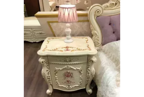 Тумба прикроватная Венеция Classic правая крем