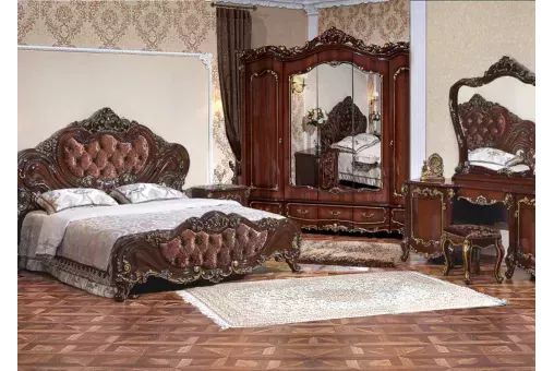 Спальный гарнитур Элиза темный орех комп.2