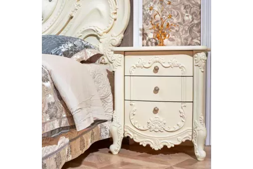 Тумба прикроватная Элиза крем левая