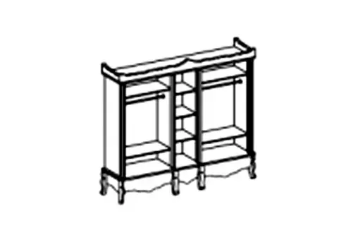 Шкаф 5-ств Шанель крем