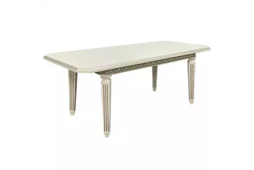 Стол обеденный Берта белый жемчуг