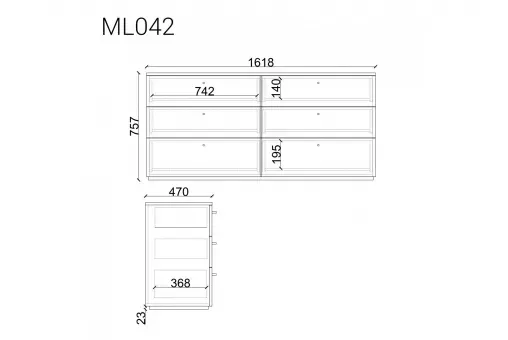 Комод  ML042  /  015